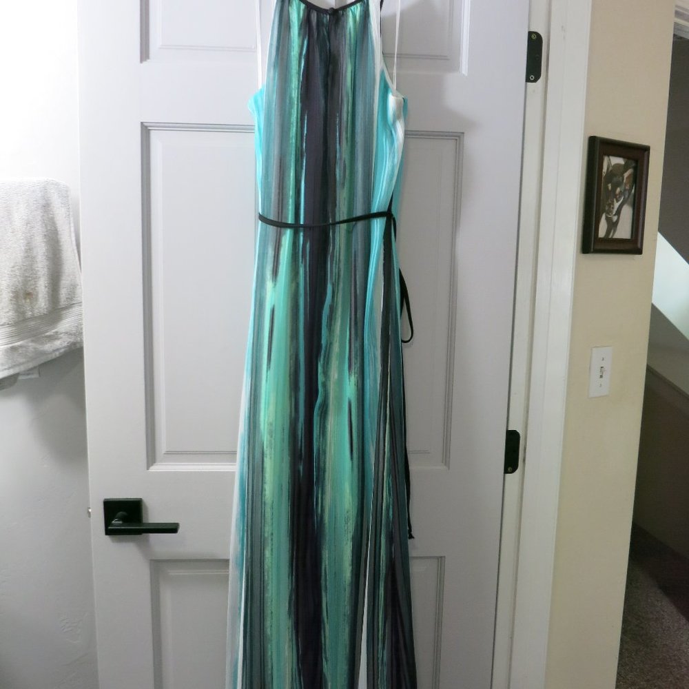 Blue Green Blue/Green Stripped Cas